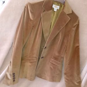 TALBOTS size 4 velour Blazer jacket